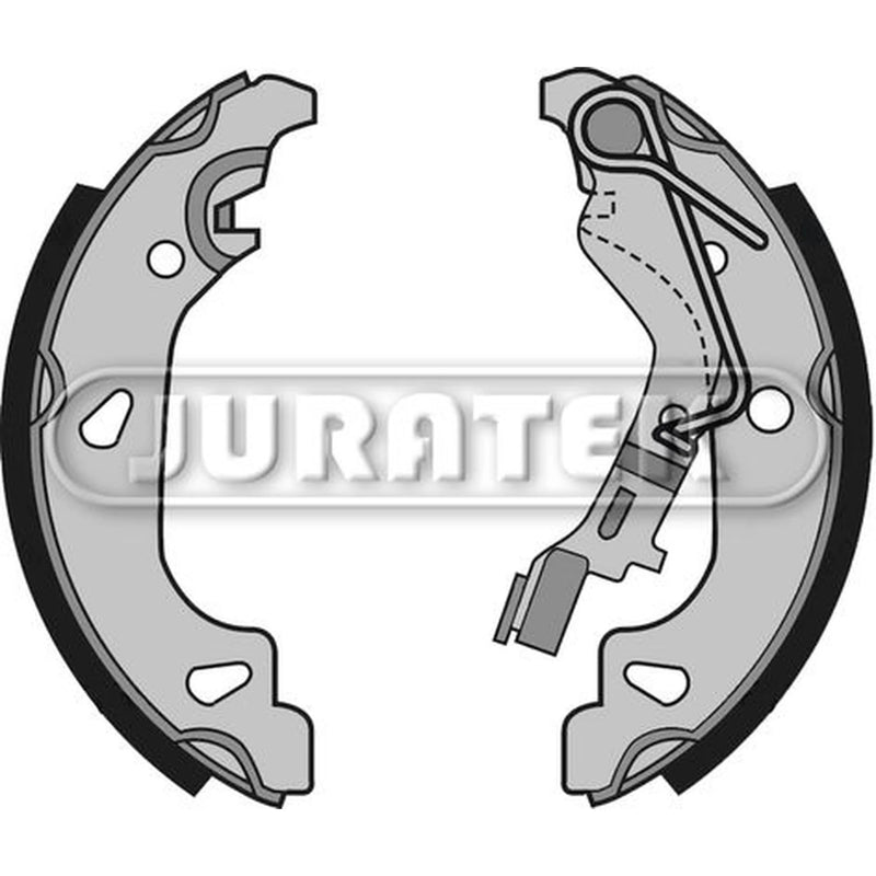 Juratek Brake Shoe Set Axle Kit Rear fits Fiat Punto 1999-2012