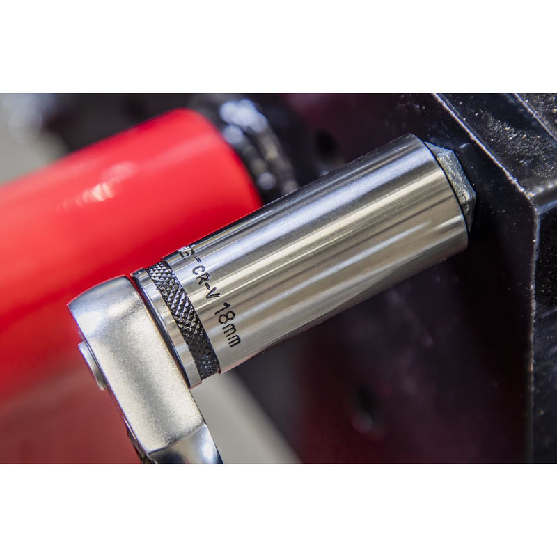 Sealey Premier Black Premier Black Deep Lock-On Socket Set 1/2"Sq Drive 13pc Sealey Premier Black - Dynamic Drive