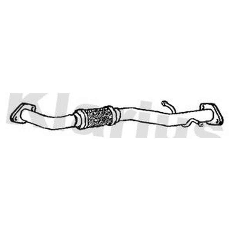 Klarius Exhaust Pipe OD fits Opel Astra J 2009-2015 1.3