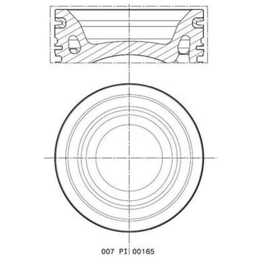Mahle Piston Cylinder Bore = 102mm