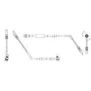 Apec Brake Hydraulic Hose Line Rear Left HOS4532