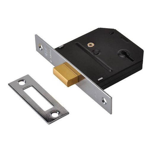Union ES-DL Essentials 3 Lever Mortice Deadlock Polished Brass 65mm 2.5in Visi UNION - NN4 Online
