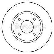 Borg & Beck Front & Rear Brake Discs & Pads fits Nissan Tiida 2004-2013