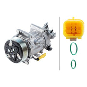 Hella Air Conditioning Compressor fits Citroën Berlingo Box Body 2008-2021 1.6