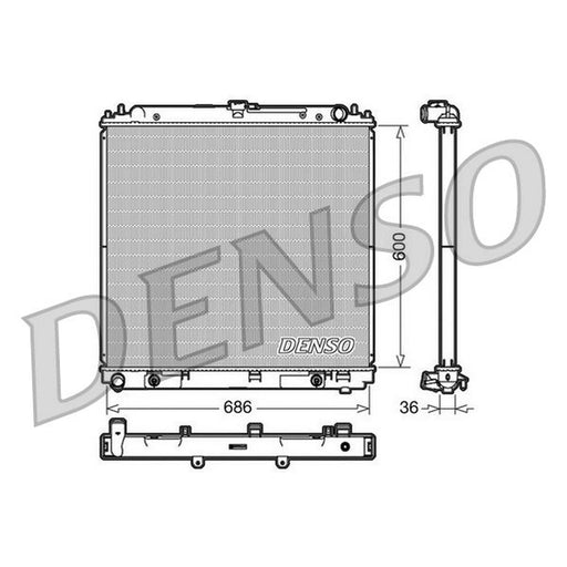 Denso Engine Radiator fits Nissan Pathfinder III 2005 on 4.0