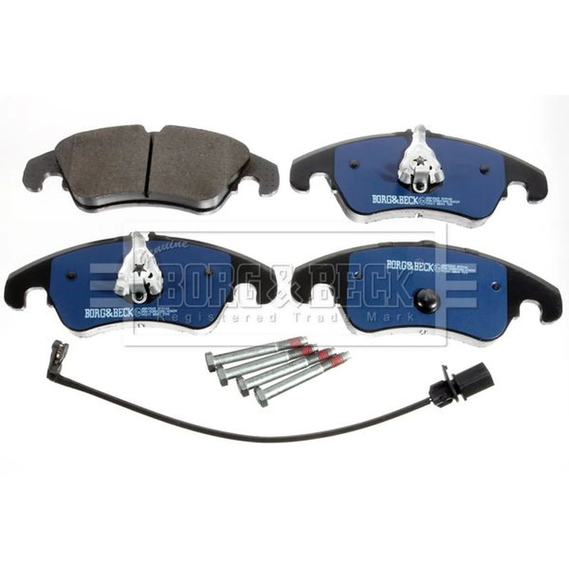 Borg & Beck Front & Rear Brake Discs & Pads fits Audi A6 Allroad C7 2012-2018