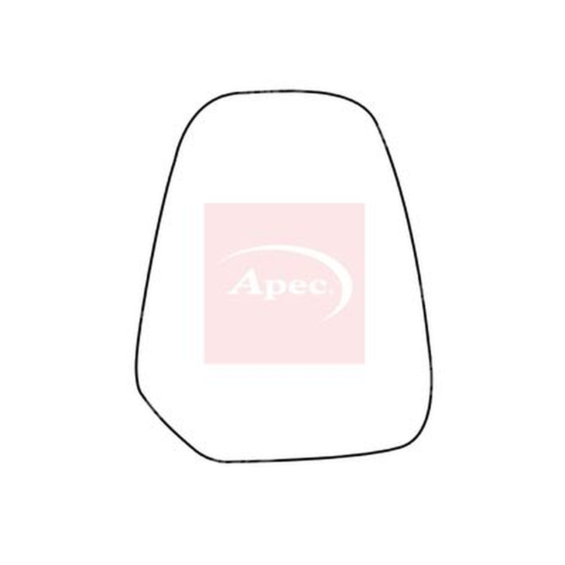 Apec Exterior Wing Mirror Glass Left fits Ford Tourneo Connect 2013-2022 1.0 1.5
