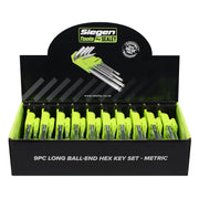 Siegen Siegen Long Ball-End Hex Key Set 9pc - Display Box of 10 S01263 Siegen - Dynamic Drive