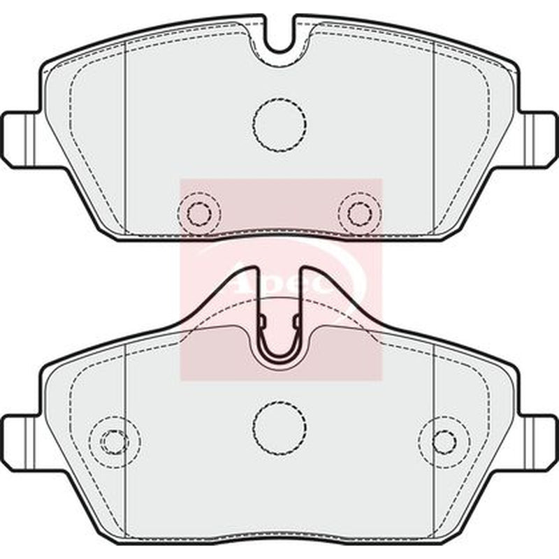 Apec Front Brake Pad Set fits BMW I3 2013 on
