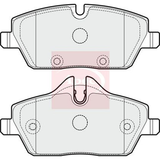 Apec Front Brake Pad Set fits BMW I3 2013 on
