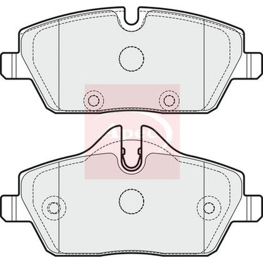 Apec Front Brake Pad Set PAD2014