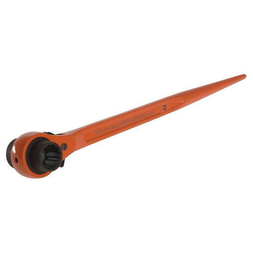 Priory 603 Reversible Ratchet Spanner Podger 19 x 21mm Hi-Vis Priory - Dynamic Drive