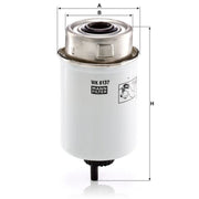MANN-FILTER Fuel Filter Element fits New Holland Tm 2002-2007