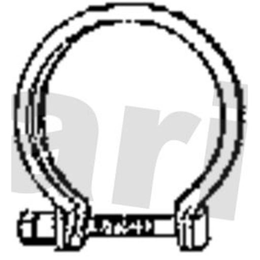Klarius Exhaust System Clamping Piece OD ID Wide fits Citroën Dispatch II