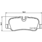 DON Front & Rear Pads fits Land Rover Range Rover Sport I 2005-2013