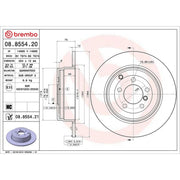 Brembo 2 x Brake Discs fits Land Rover Range Rover 2002-2012 3.0 3.6 4.2 4.4