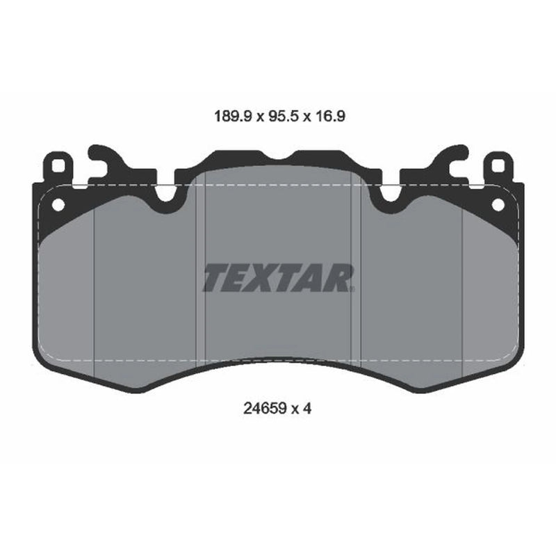 Textar Front Brake Pad Set 2465901