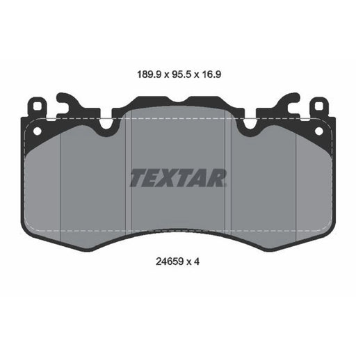 Textar Front Brake Pad Set 2465901