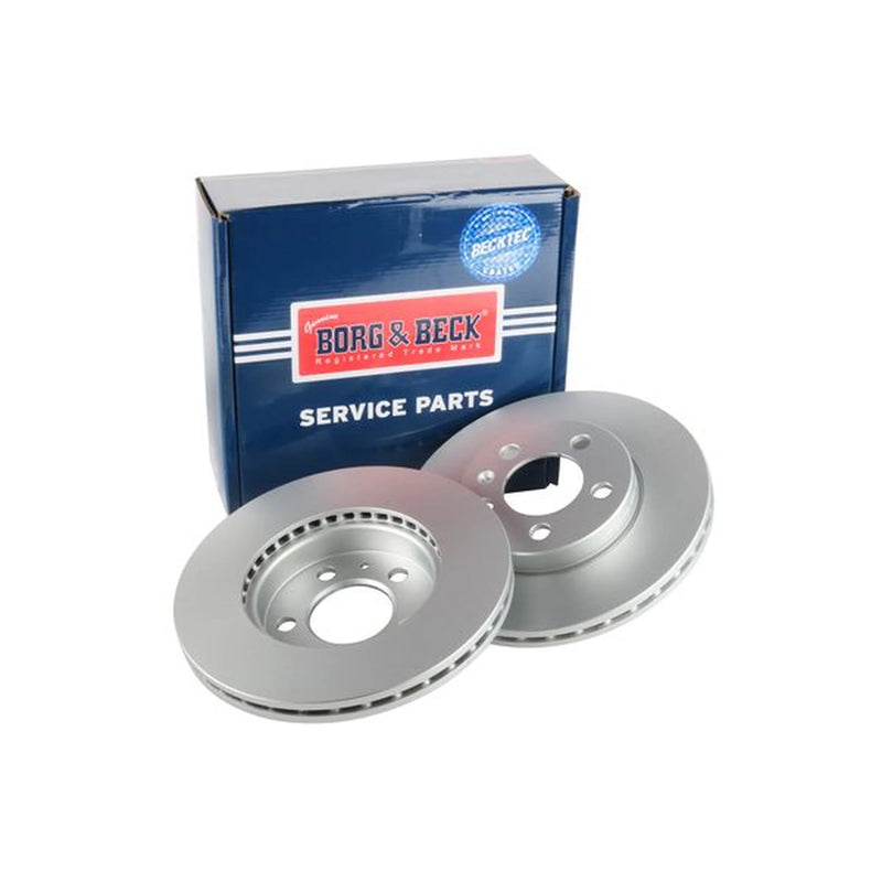 Borg & Beck Front & Rear Brake Discs & Pads fits Skoda Scala 2019 on 1.0