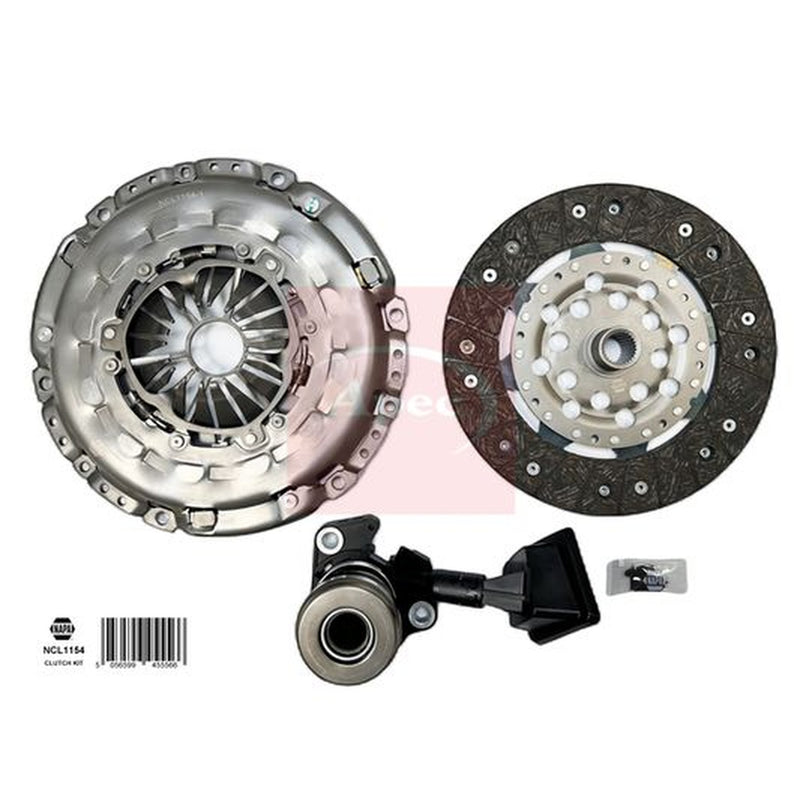 Apec Clutch Kit Set 3pc fits Citroën C3 II 2009-2016 1.6
