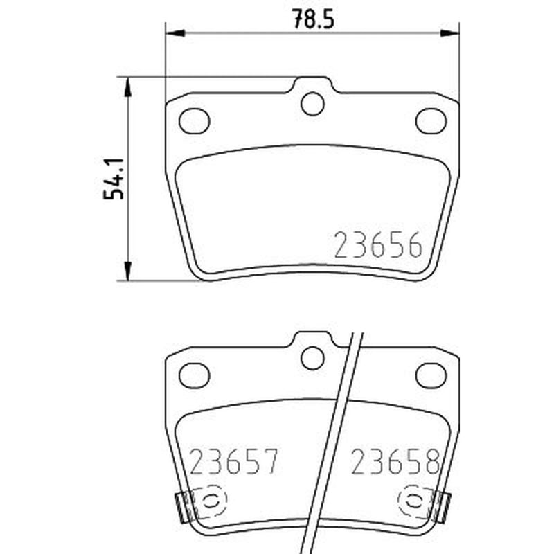 DON Rear Brake Solid Discs & Pads fits Toyota Rav 4 2000-2005 1.8 2.0