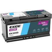 Exide Battery 12V 105Ah 950A EK1050
