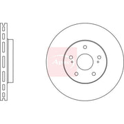 Apec 2 x Vented Brake Discs fits Toyota Prius Phv 2016-2022 1.8