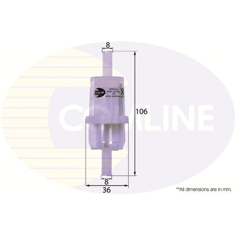 Comline Fuel Filter Element fits Mercedes-Benz /8 1968-1977