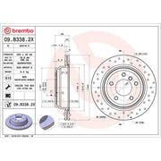 Brembo Xtra Front / & Rear / Brake Discs & Pads fits BMW 1 2005-2011