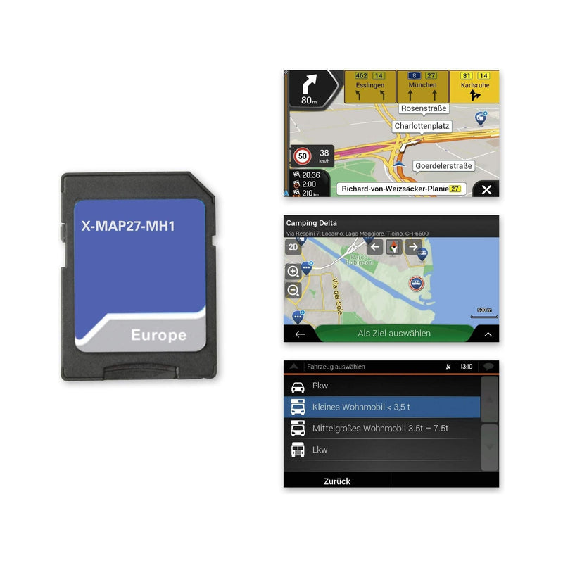 Xzent Sd Card Map27 For X-F270 X-F280 X-427 3 Yrs M/Home X-MAP27-MH3 Xzent - Dynamic Drive
