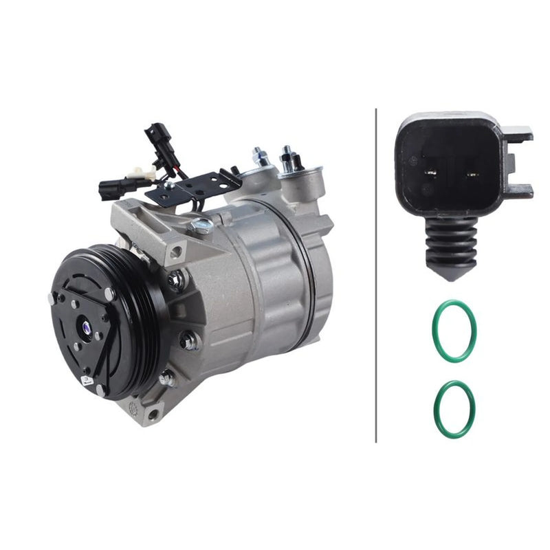 Hella Air Conditioning Compressor fits Volvo S60 II 2010-2018 2.0 2.5