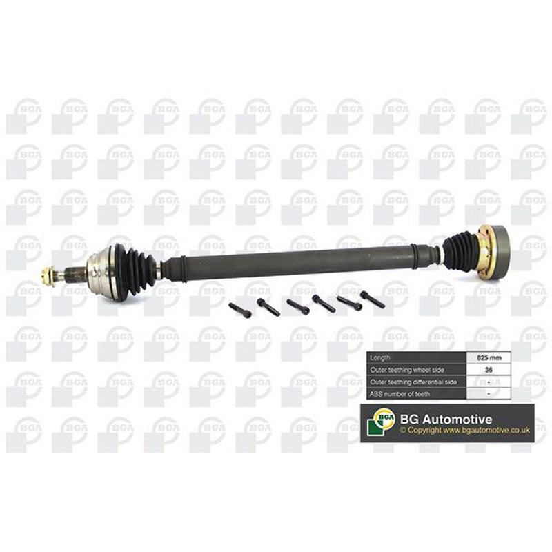 BGA CV Drive Shaft Driveshaft Front Right fits Audi A3 1996-2003 1.8 1.9