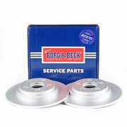 Borg & Beck Rear Brake Discs & Pads fits Toyota Urban Cruiser 2009-2016 1.33 1.4