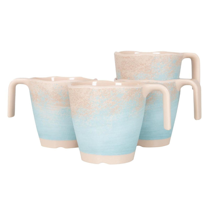 Gimex Stone Line Mug Beige 300ml 4 Pieces Gimex - Dynamic Drive