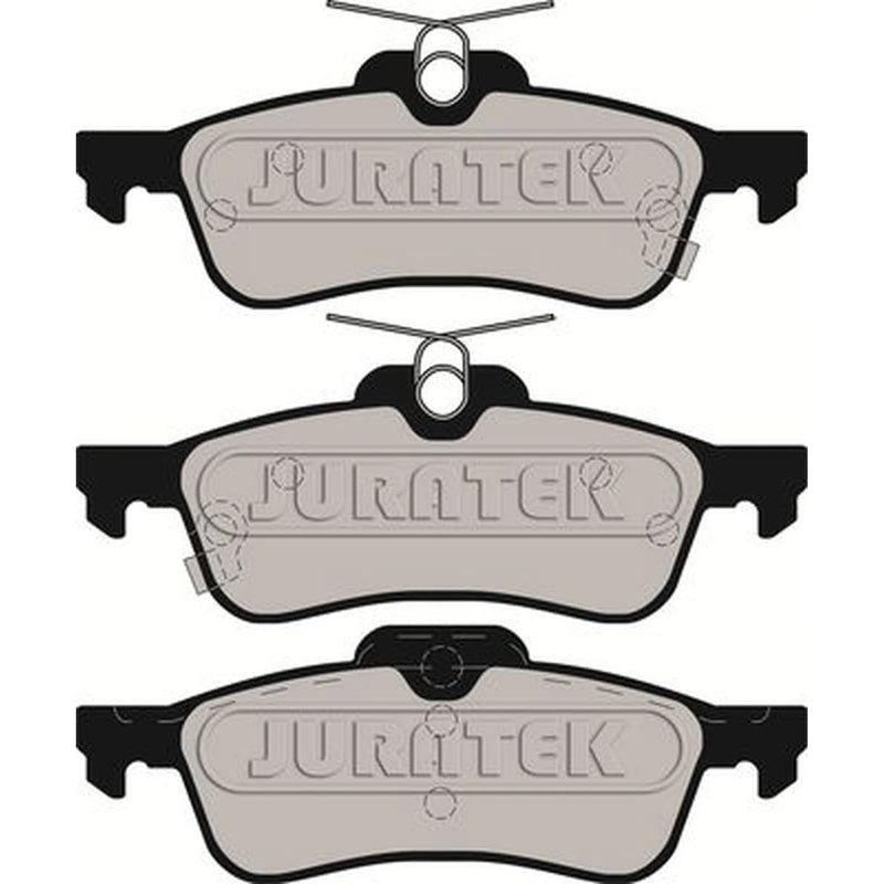 Juratek Front & Rear Brake Discs & Pads fits Toyota Yaris/Vitz 2005-2020 1.0