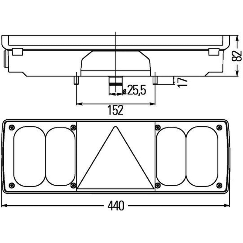 Hella Tail Light / Lamp C5W Right