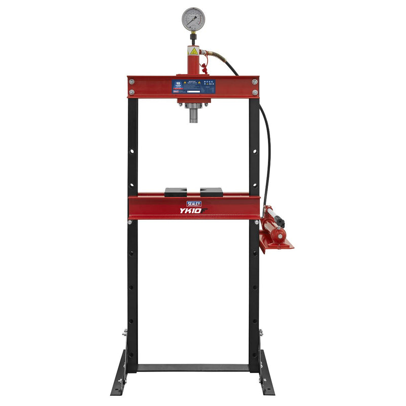 Sealey Hydraulic Press 10 Tonne Floor Type YK10F Sealey - Dynamic Drive