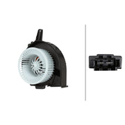 Hella Heater Blower Fan fits Audi A2 2000-2005 1.2 1.4 1.6
