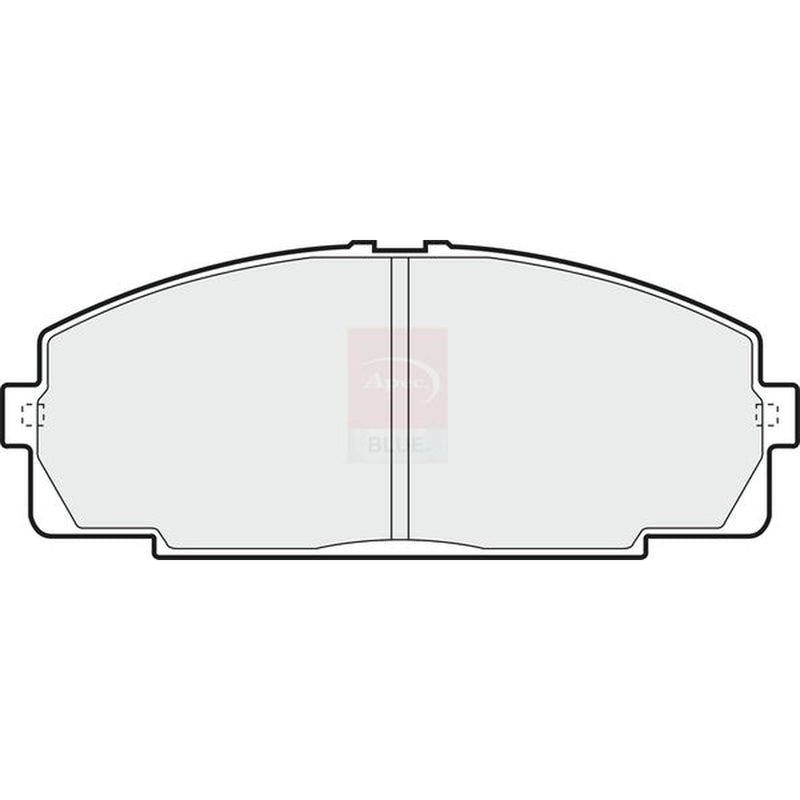 Apec Front Brake Pad Set fits Toyota Granvia 1995-2002 2.7 3.0 3.4