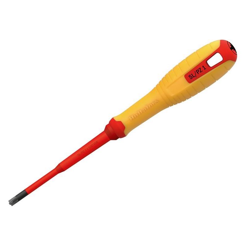 Hultafors VDE PlusMinus Screwdriver SL/PZ1 x 100mm Hultafors - Dynamic Drive