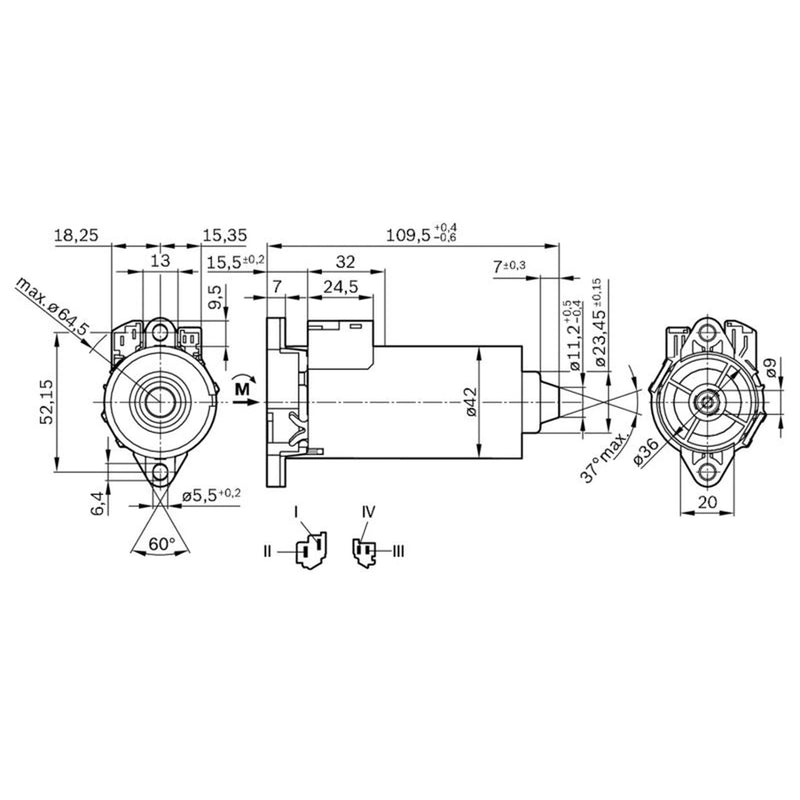 Bosch Headlight Levelling Motor Actuator