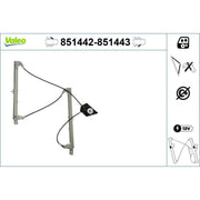 Valeo Electric Window Regulator Lifter Left Front 851442