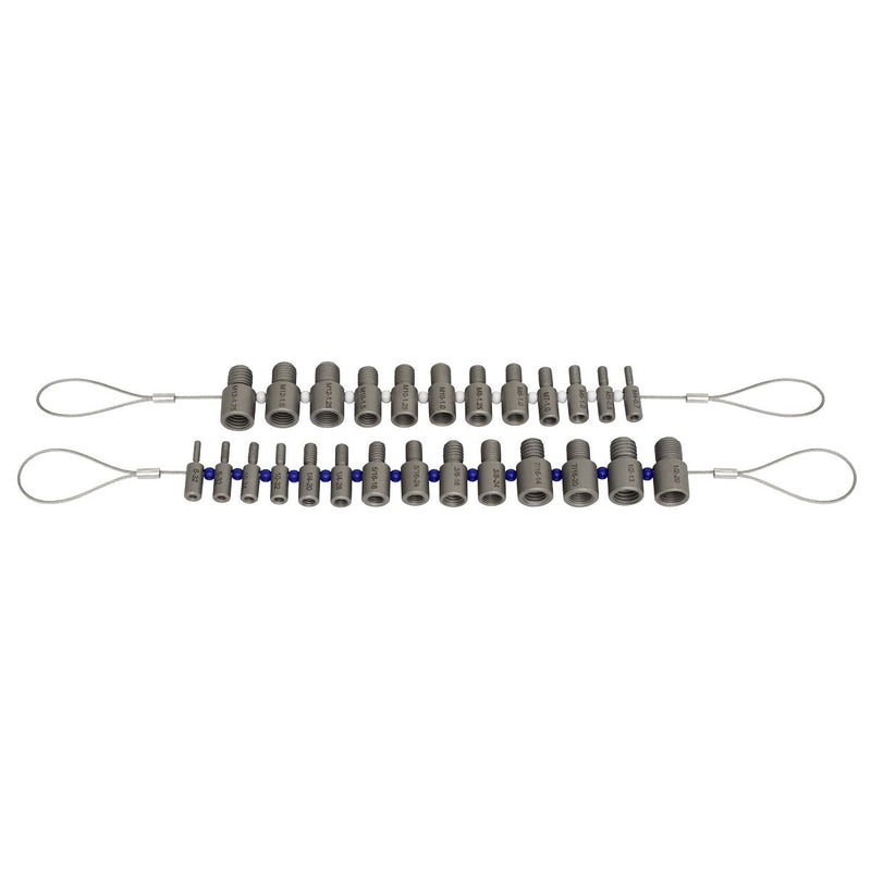 Sealey Metric/Imperial Thread Checker Nut & Bolt Checker 26pc AK70NBC Sealey - Dynamic Drive