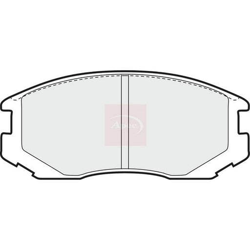 Apec Front Brake Pad Set fits Mitsubishi Colt 1992-2003 1.3 1.6