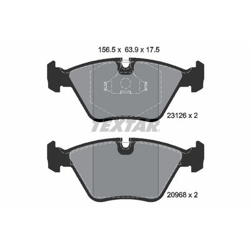 Textar Front Brake Pad Set 2312601