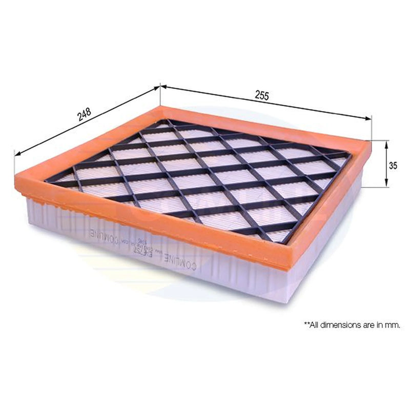 Comline Engine Air Filter fits Chevrolet Cruze 2009 on 1.6 1.8