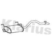 Klarius Box With Tail Pipe Rear fits Isuzu D-Max II 2012-2022 1.9 2.5