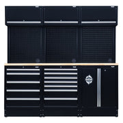 Draper BUNKER Modular Storage Combo with Hardwood Worktop (14 Piece) 04411 Draper - Dynamic Drive