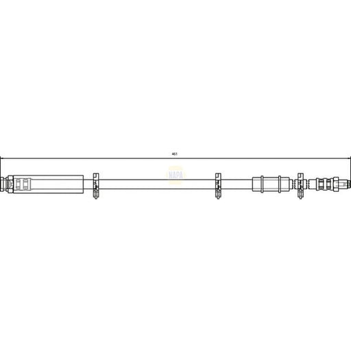 NAPA Brake Hydraulic Hose Line Upper NBH1188