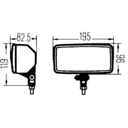 Hella Front Right Fog Light H3